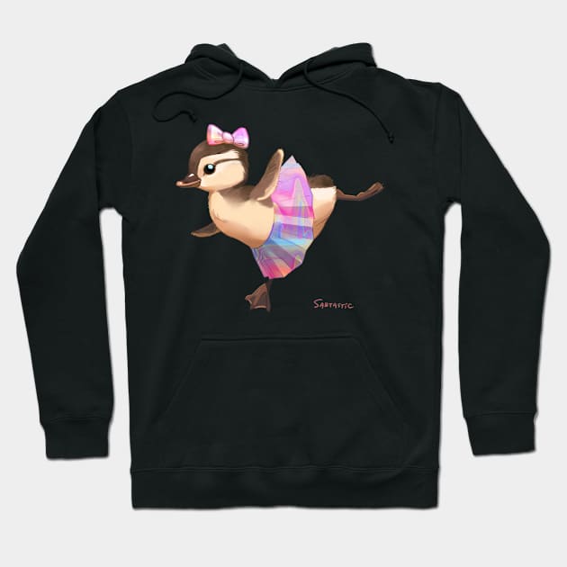 Ballet Dancer Duckling Hoodie by Sabtastic